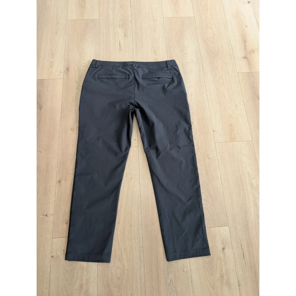 Lululemon ABC Classic-Fit Trouser *Warpstreme Obsidian Dark Gray 36x28 M5AR2S